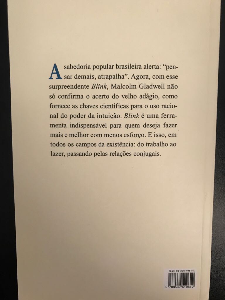 Blink  (Rocco) book collectible [Barcode 9788532519610] - Main Image 2