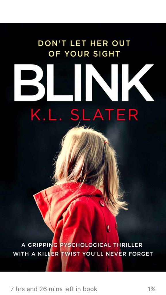 Blink - K L Slater (Kindle) book collectible - Main Image 2