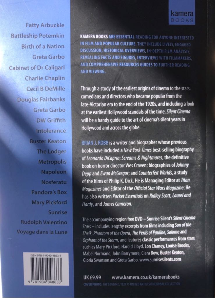 Silent Cinema - Brian J. Robb (Kamera Books - Paperback) book collectible [Barcode 9781904048633] - Main Image 2