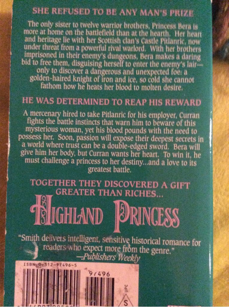 Highland Princess - Haywood Smith (St. Martin’s Press - Paperback) book collectible [Barcode 9780312974961] - Main Image 2
