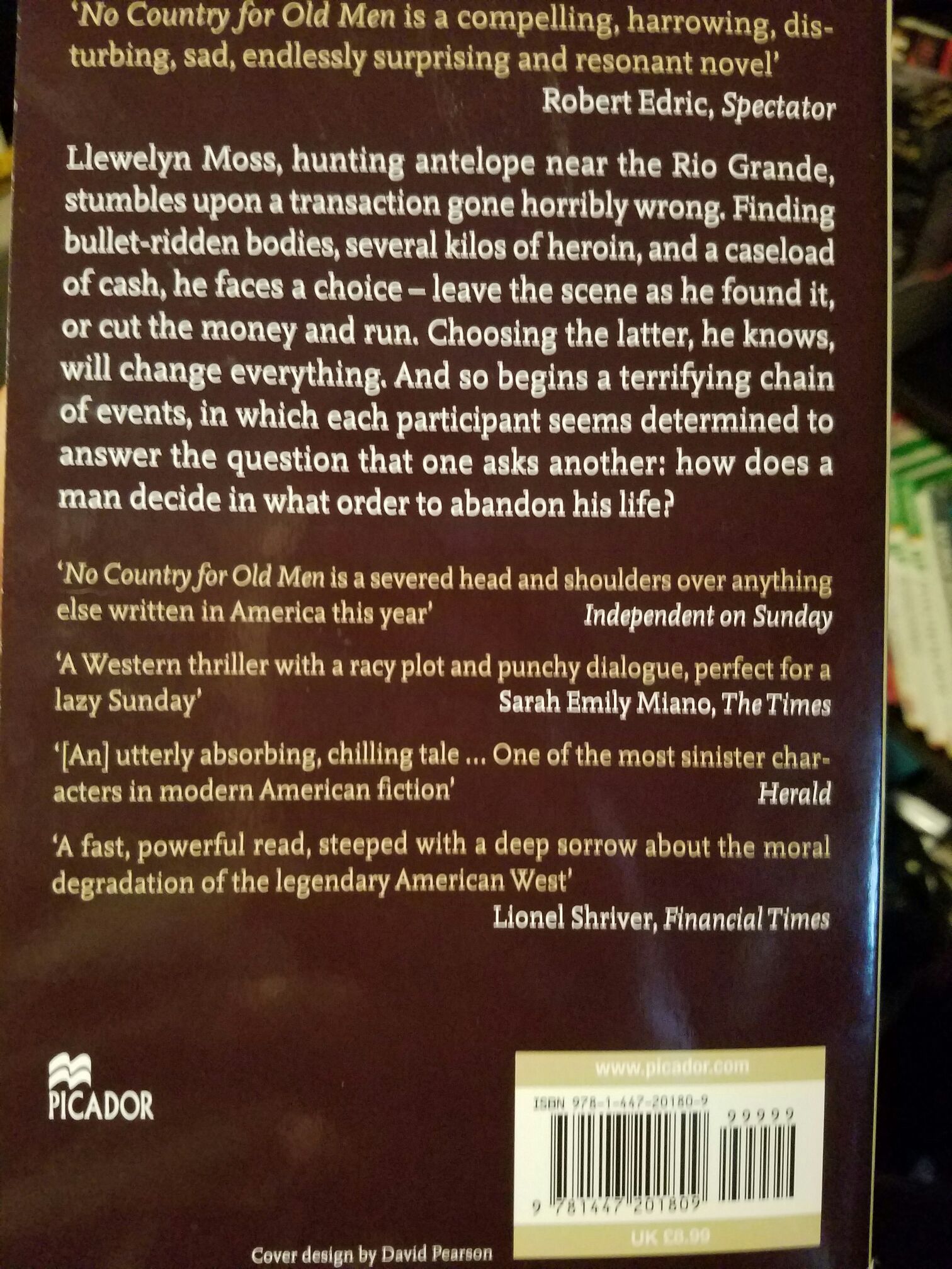 No Country For Old Men - Cormac McCarthy (- Paperback) book collectible [Barcode 9781447201809] - Main Image 2