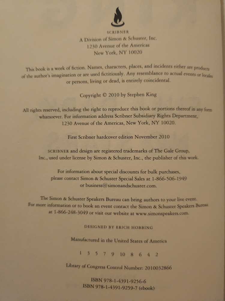 Full Dark, No Stars - Stephen King (Simon & Schuster - Hardcover) book collectible [Barcode 9781439192566] - Main Image 4