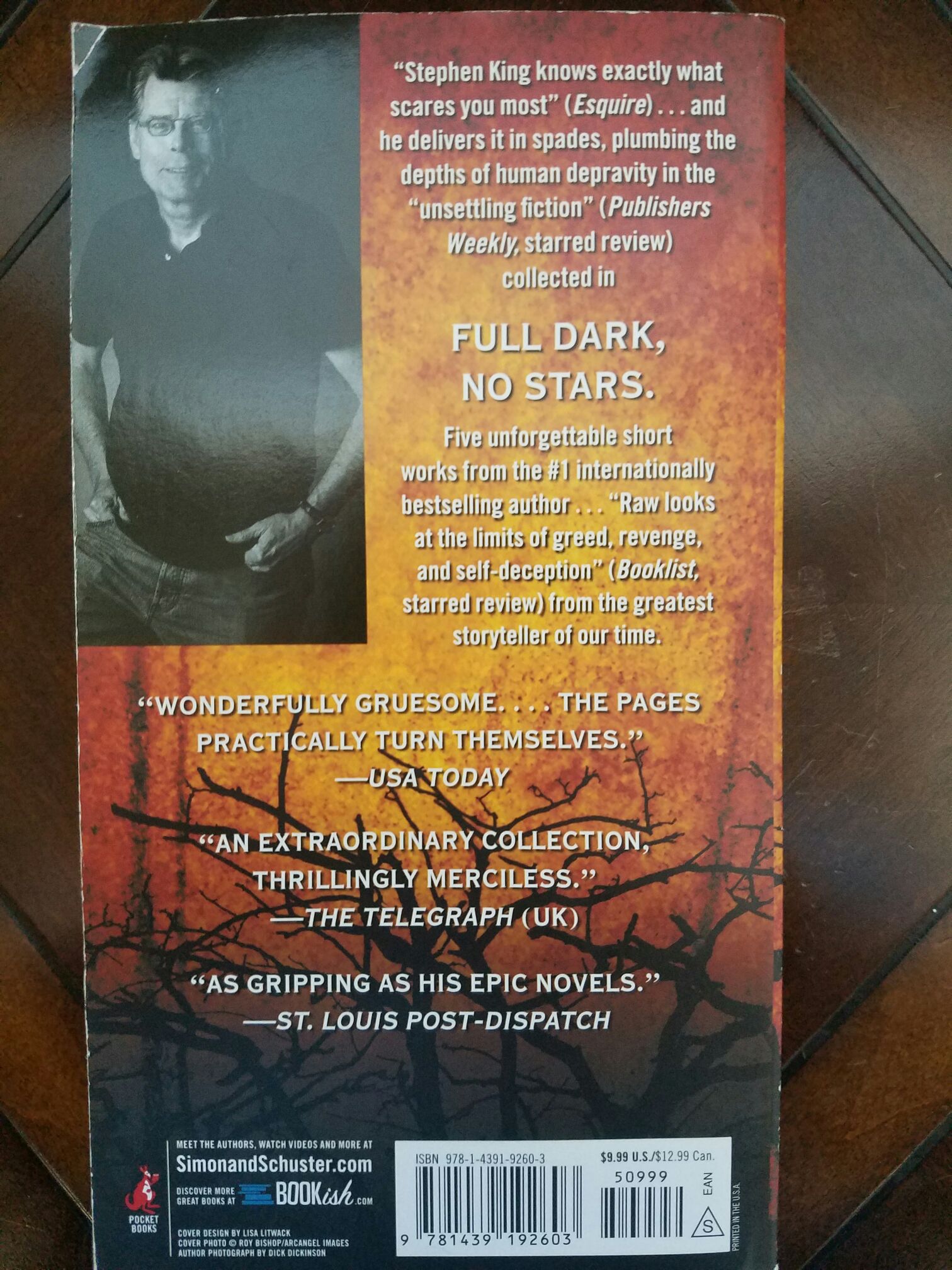 Full Dark, No Stars - Stephen King (Pocket Books - Paperback) book collectible [Barcode 9781439192603] - Main Image 2