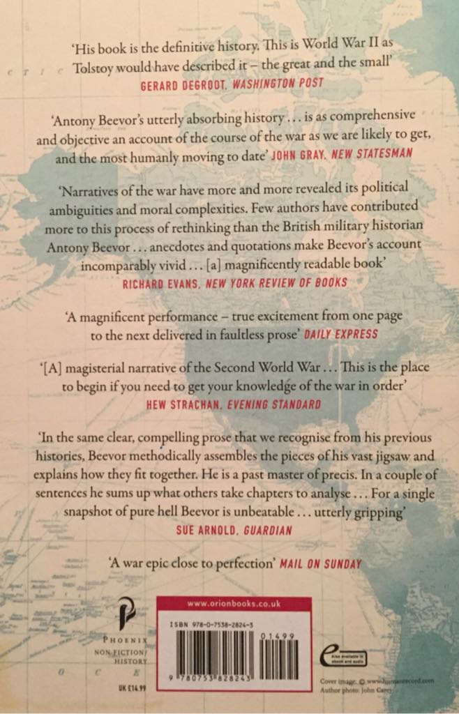 The Second World War - R. J. (Weidenfeld & Nicolson - Trade Paperback) book collectible [Barcode 9780753828243] - Main Image 2