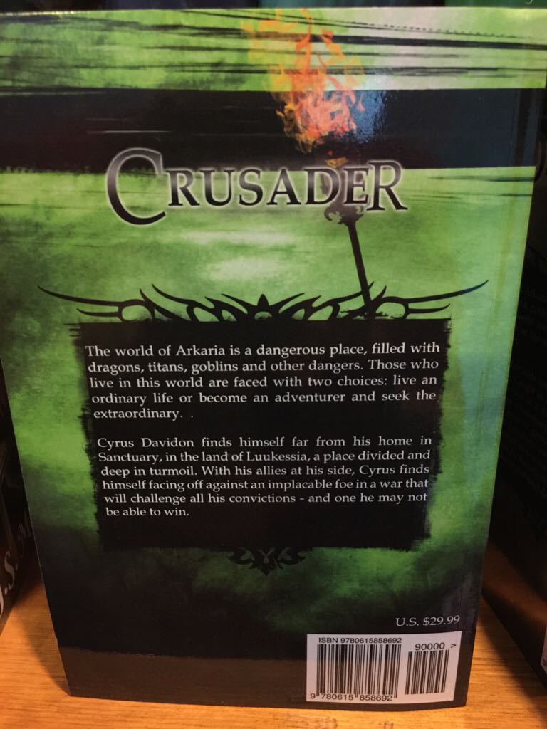 Crusader - Robert J. Crane book collectible [Barcode 9780615858692] - Main Image 2
