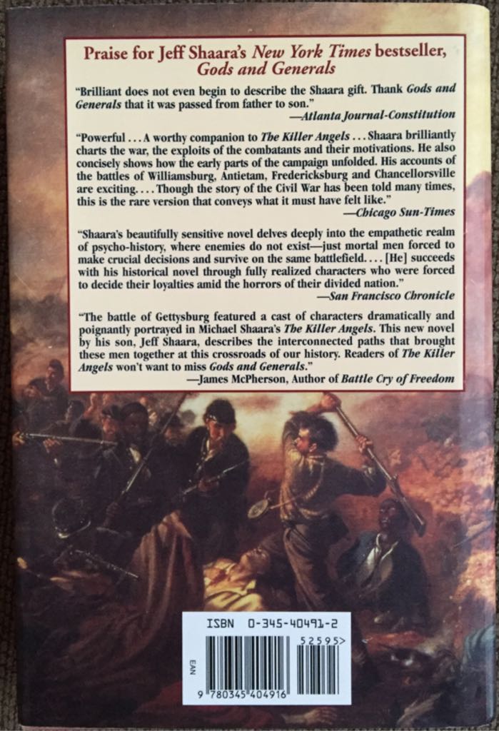 The Last Full Measure - Jeff Shaara (Ballantine Books - Hardcover) book collectible [Barcode 9780345404916] - Main Image 2