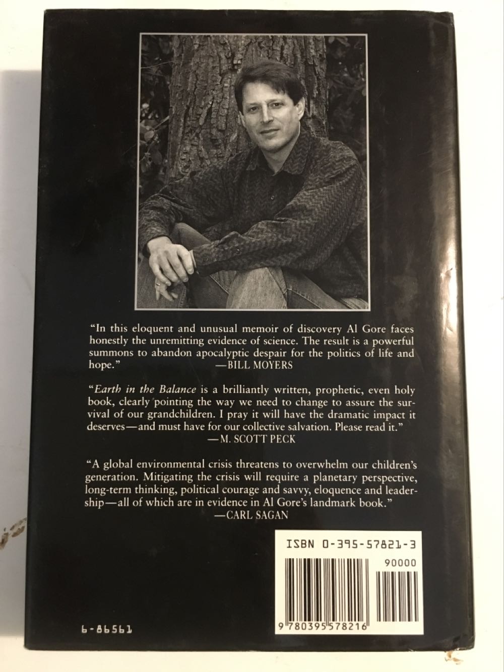 Earth In The Balance - Albert Gore (Houghton Mifflin Company - Hardcover) book collectible [Barcode 9780395578216] - Main Image 4