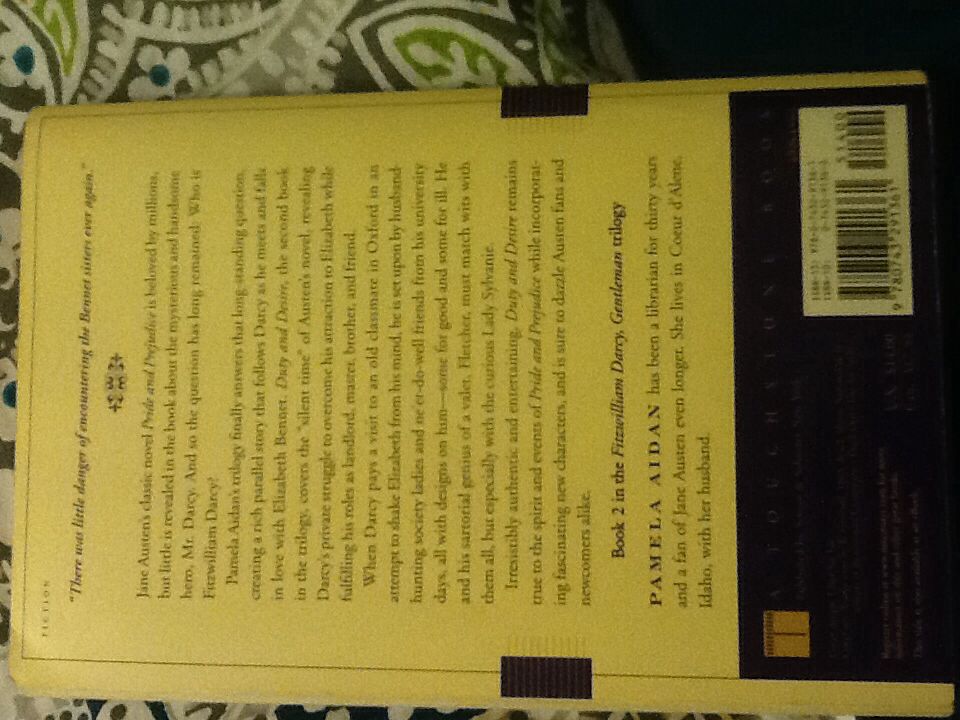 Duty and Desire - Pamela Aidan (Touchstone - Paperback) book collectible [Barcode 9780743291361] - Main Image 2