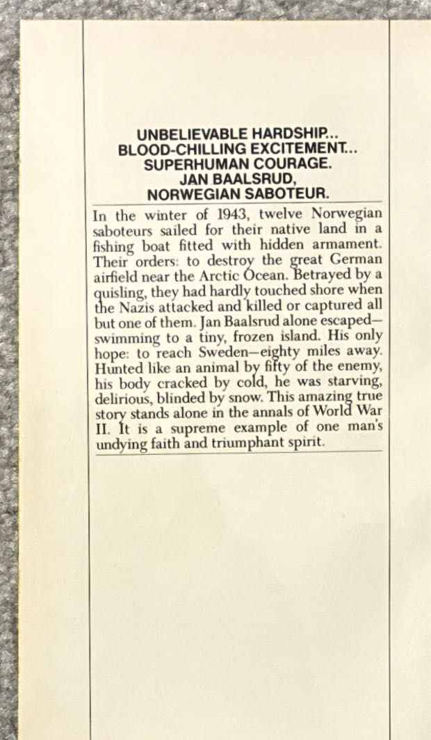 We Die Alone - David Howarth (Bantam War Book - Paperback) book collectible [Barcode 9781847678454] - Main Image 2