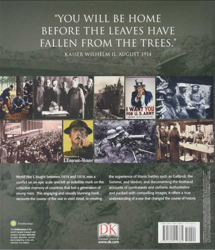 World War I - R.G. Grant (DK Publishing - Hardcover) book collectible [Barcode 9781465419385] - Main Image 2