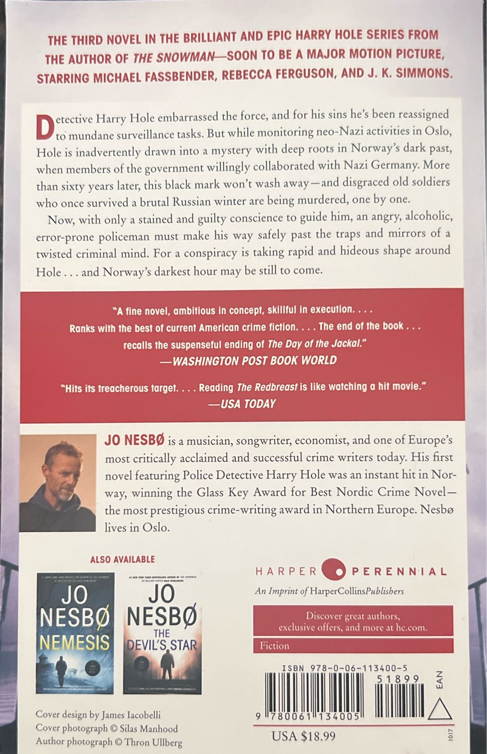 The Redbreast - Jo Nesbo (Harper - Trade Paperback) book collectible [Barcode 9780061134005] - Main Image 2