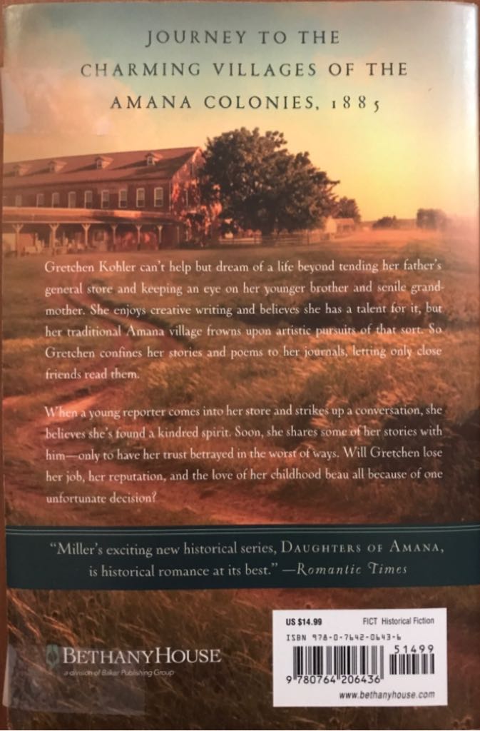 More Than Words - Judith Miller (Bethany House - Paperback) book collectible [Barcode 9780764206436] - Main Image 2