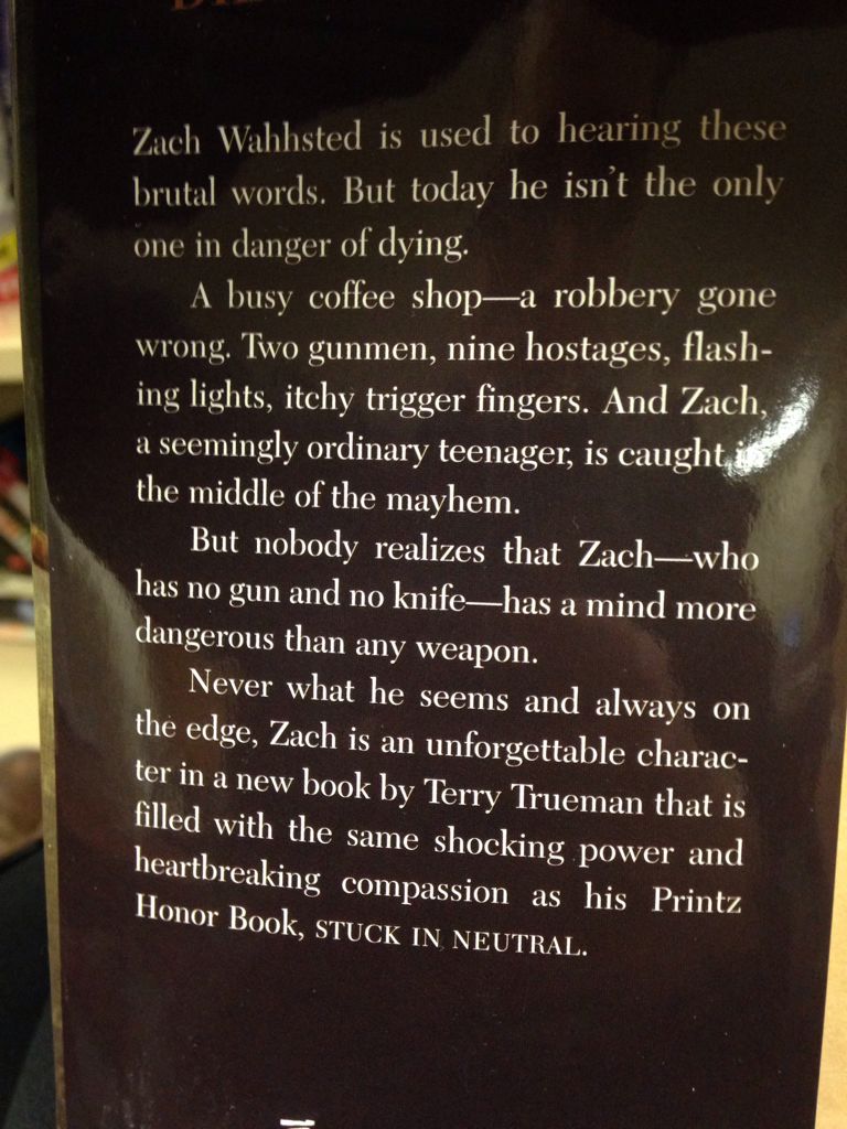Inside Out - Terry Trueman (HarperCollins - Hardcover) book collectible [Barcode 9780066239620] - Main Image 2