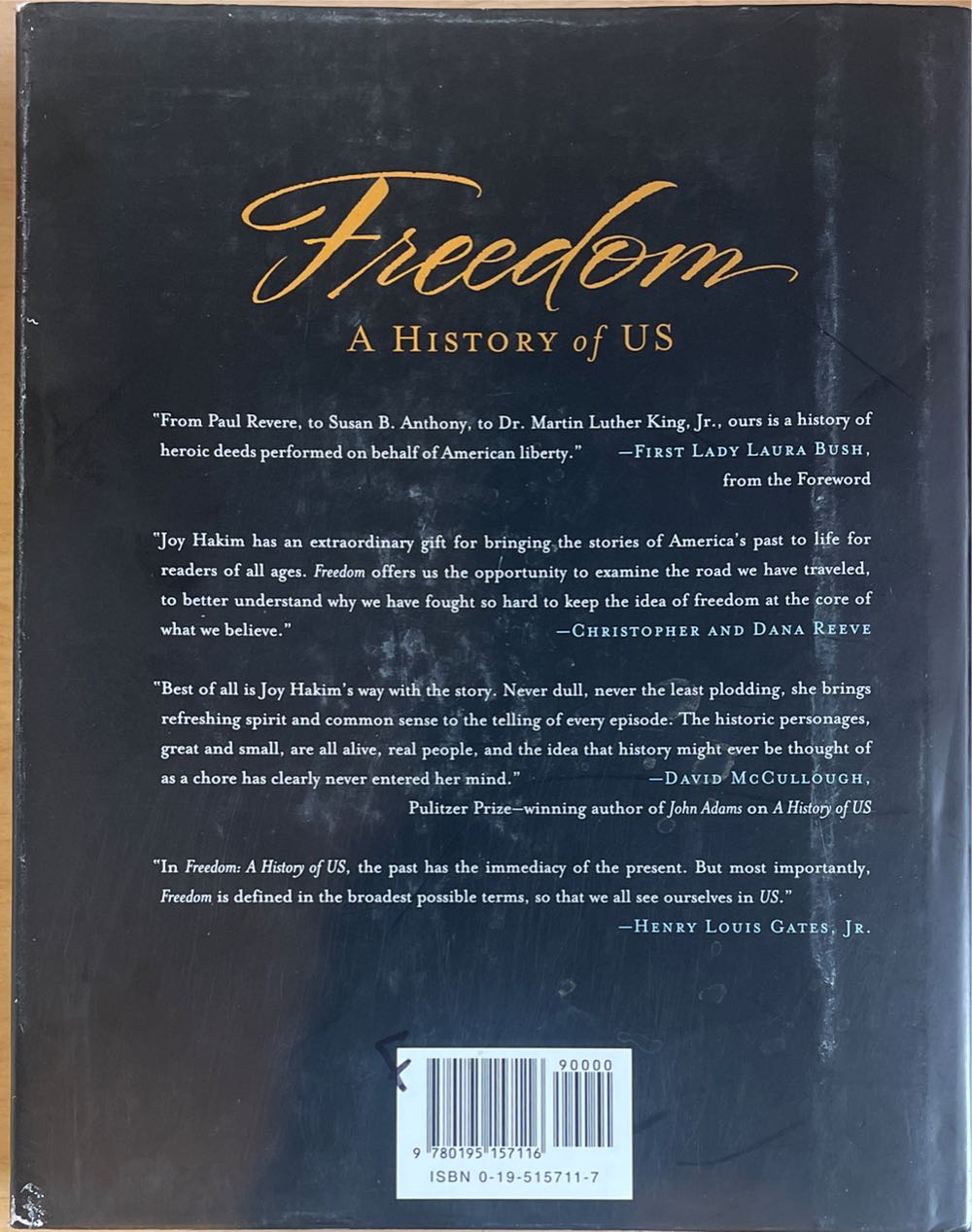 Freedom: A History of Us - Joy Hakim (Oxford University Press, Inc. - Hardcover) book collectible [Barcode 9780195157116] - Main Image 2