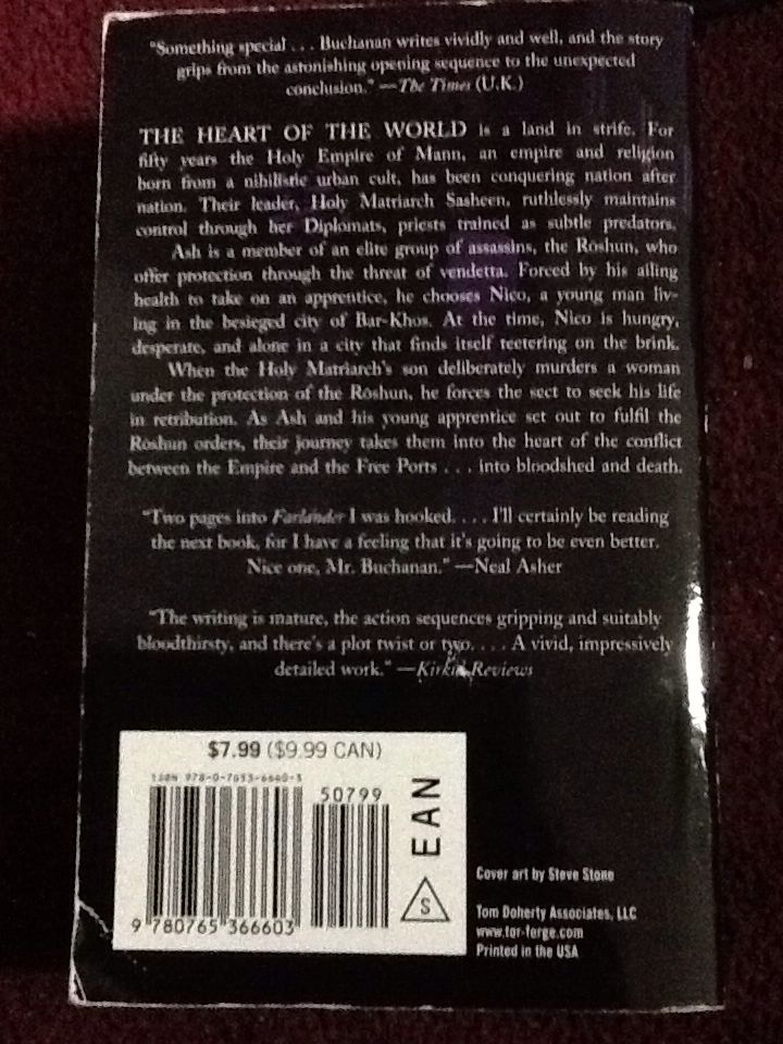 HW1: Farlander - Col Buchanan (Tor - Paperback) book collectible [Barcode 9780765366603] - Main Image 2