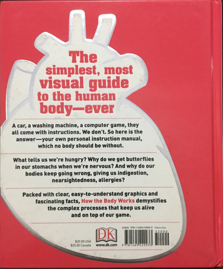 How the Body Works - DK (DK Publishing - Hardcover) book collectible [Barcode 9781465429933] - Main Image 2
