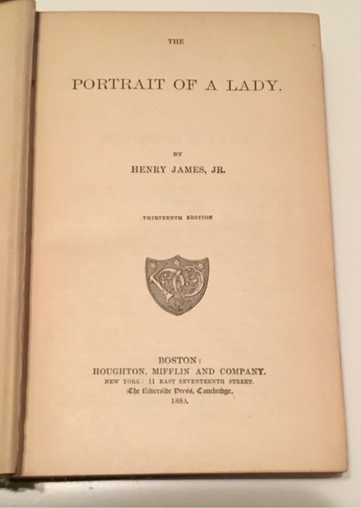 The Portrait Of A Lady - James, Henry (Hardcover) book collectible - Main Image 2