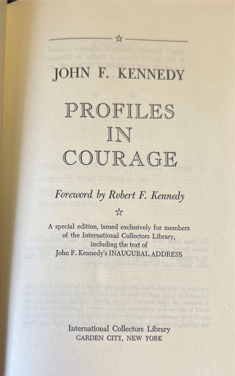 Kennedy, Profiles In Courage - John F. Kennedy (Harper & Row - Paperback) book collectible [Barcode 9780590422482] - Main Image 2