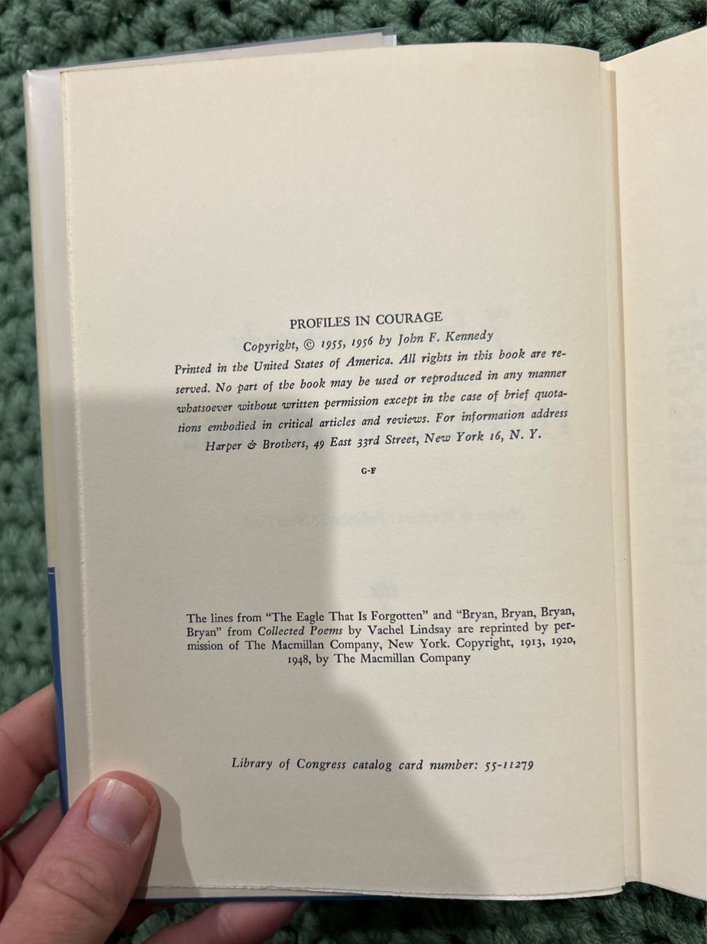 Profiles In Courage - John F. Kennedy (Harper) book collectible - Main Image 4