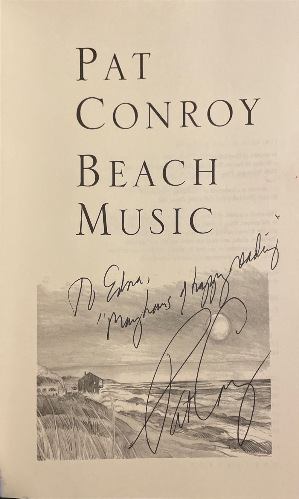 Beach Music - Pat Conroy (Nan A. Talese - Hardcover) book collectible [Barcode 9780385413046] - Main Image 3
