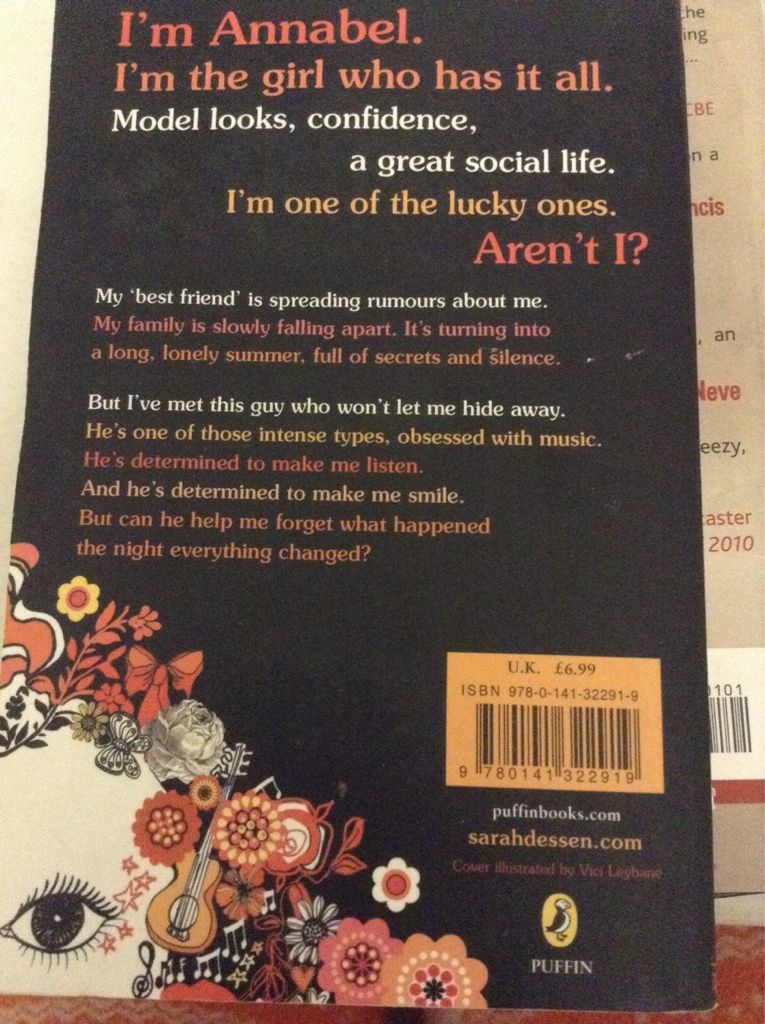 Just Listen - Sarah Dessen (Puffin) book collectible [Barcode 9780141322919] - Main Image 2