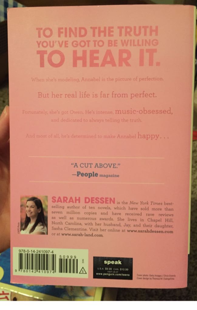 Just Listen - Sarah Dessen (Speak - Paperback) book collectible [Barcode 9780142410974] - Main Image 2
