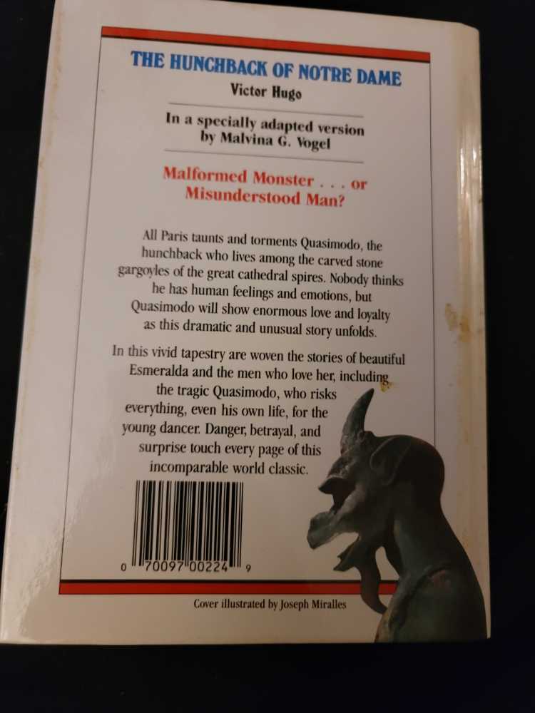 Great Illustrated Classics: The Hunchback Of Notre Dame - Victor Hugo (Baronet Books - Hardcover) book collectible [Barcode 9781577658139] - Main Image 2