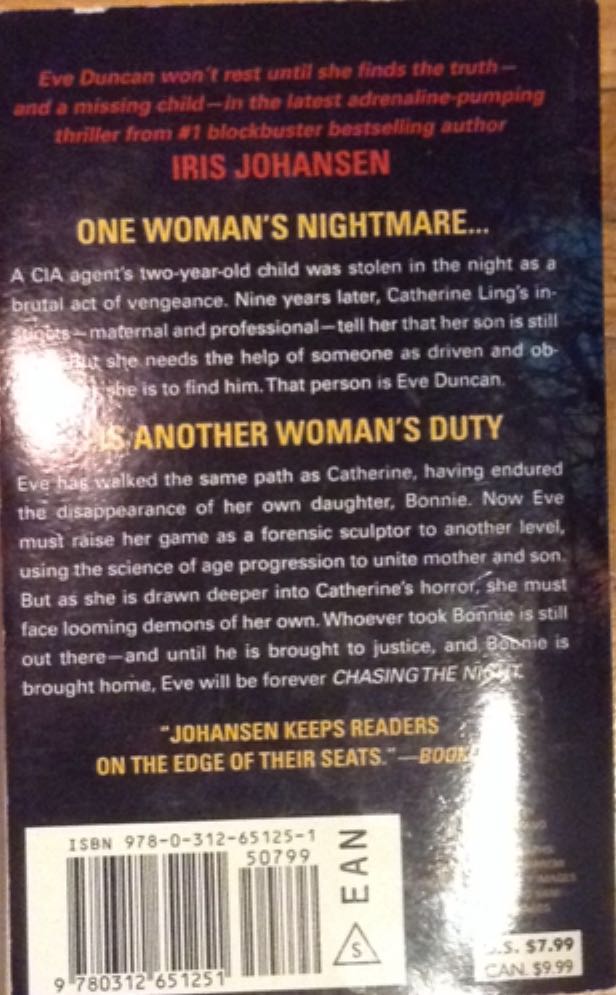 Chasing The Night  book collectible - Main Image 2