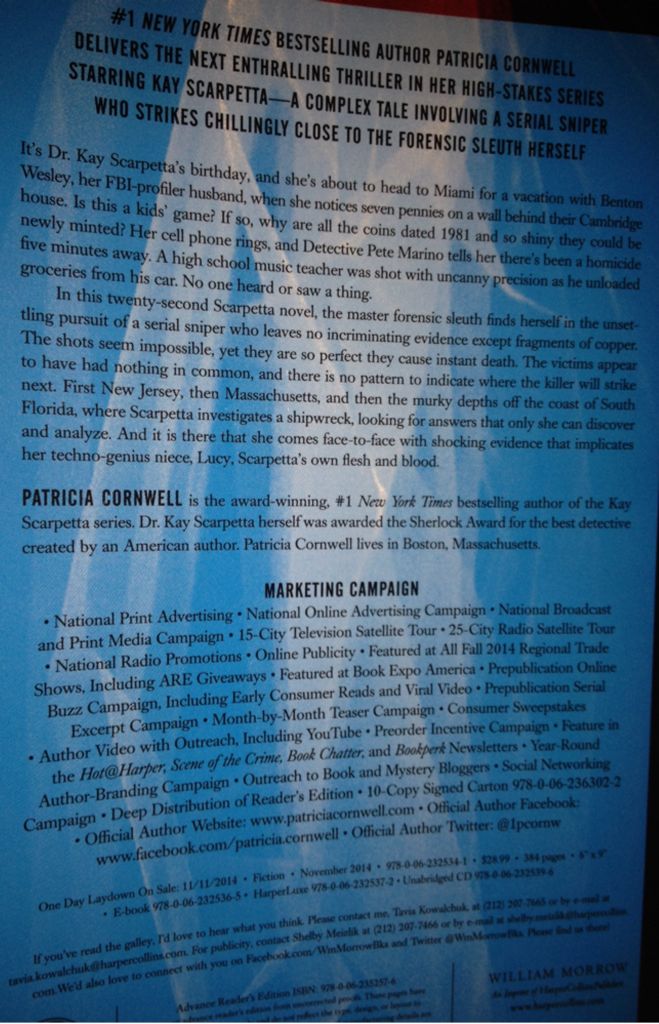 Flesh And Blood - Patricia Cornwell (Harper Collins - Kindle) book collectible [Barcode 9780062352576] - Main Image 2