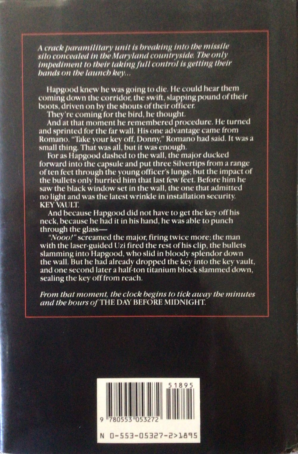 The Day Before Midnight - Stephen Hunter (Bantam Dell Publishing Group - Hardcover) book collectible [Barcode 9780553053272] - Main Image 2