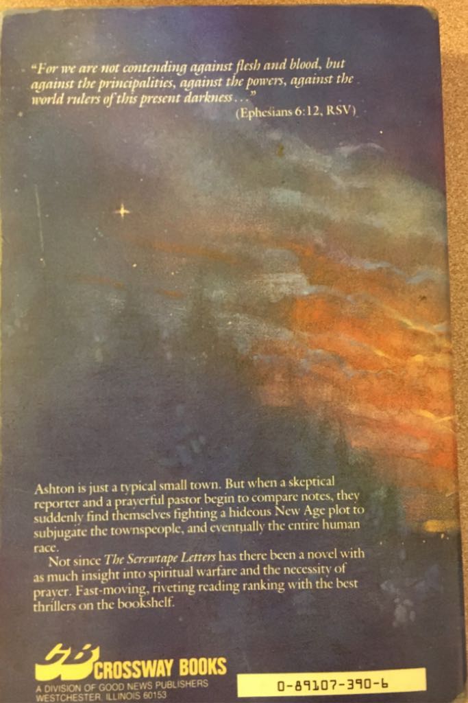 THIS Present Darkness - Frank E. Peretti (Crossway Books Wheaton Illinois - Paperback) book collectible [Barcode 9780891075974] - Main Image 2