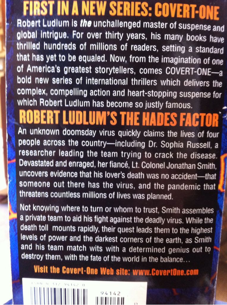 The Hades Factor - Robert Ludlum (Paperback) book collectible [Barcode 9780312941420] - Main Image 2