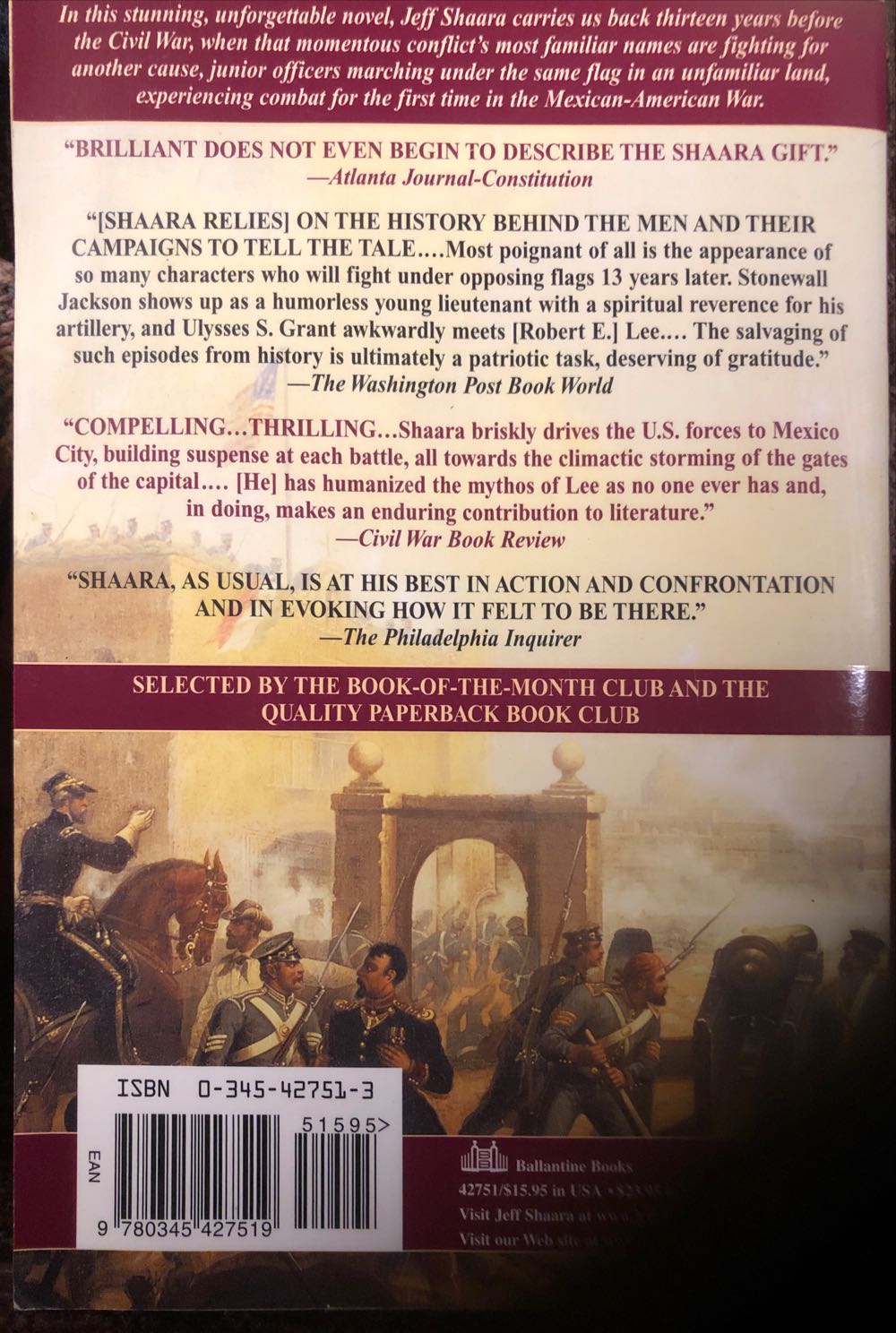 Gone For Soldiers - Jeff Shaara (Ballantine Books - Trade Paperback) book collectible [Barcode 9780345427519] - Main Image 2