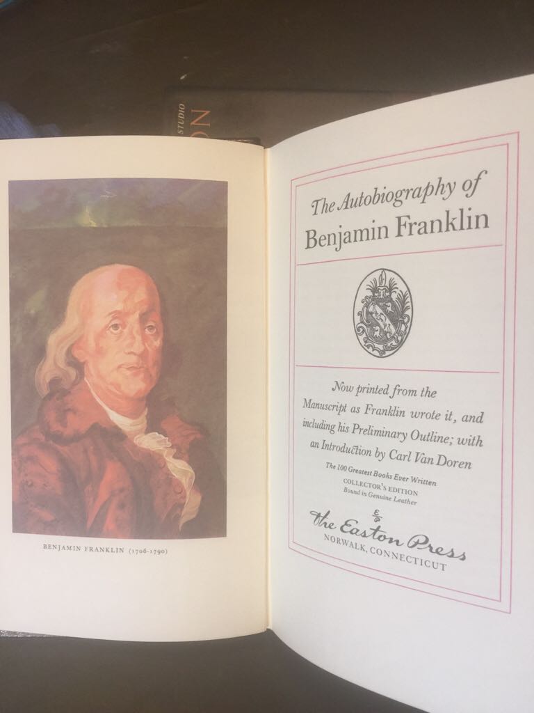 Autobiography Of Benjamin Franklin, The - Benjamin Franklin (Easton Press - Calf-Binding) book collectible [Barcode 9781456370855] - Main Image 2