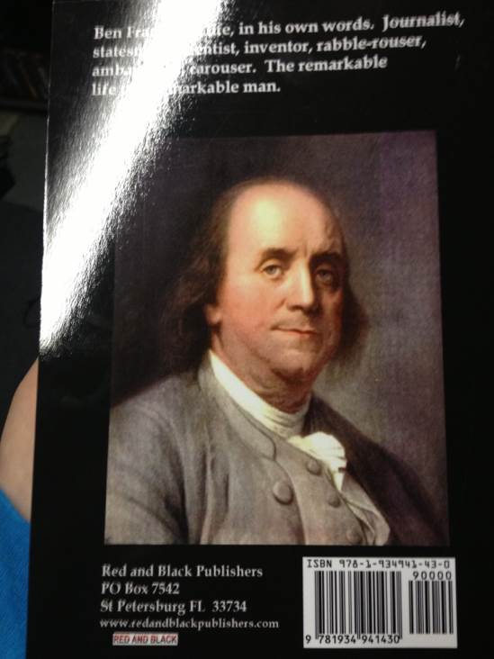 The Autobiography Of Benjamin Franklin - Benjamin Franklin (Red & Black Pub - Kindle) book collectible [Barcode 9781934941430] - Main Image 2