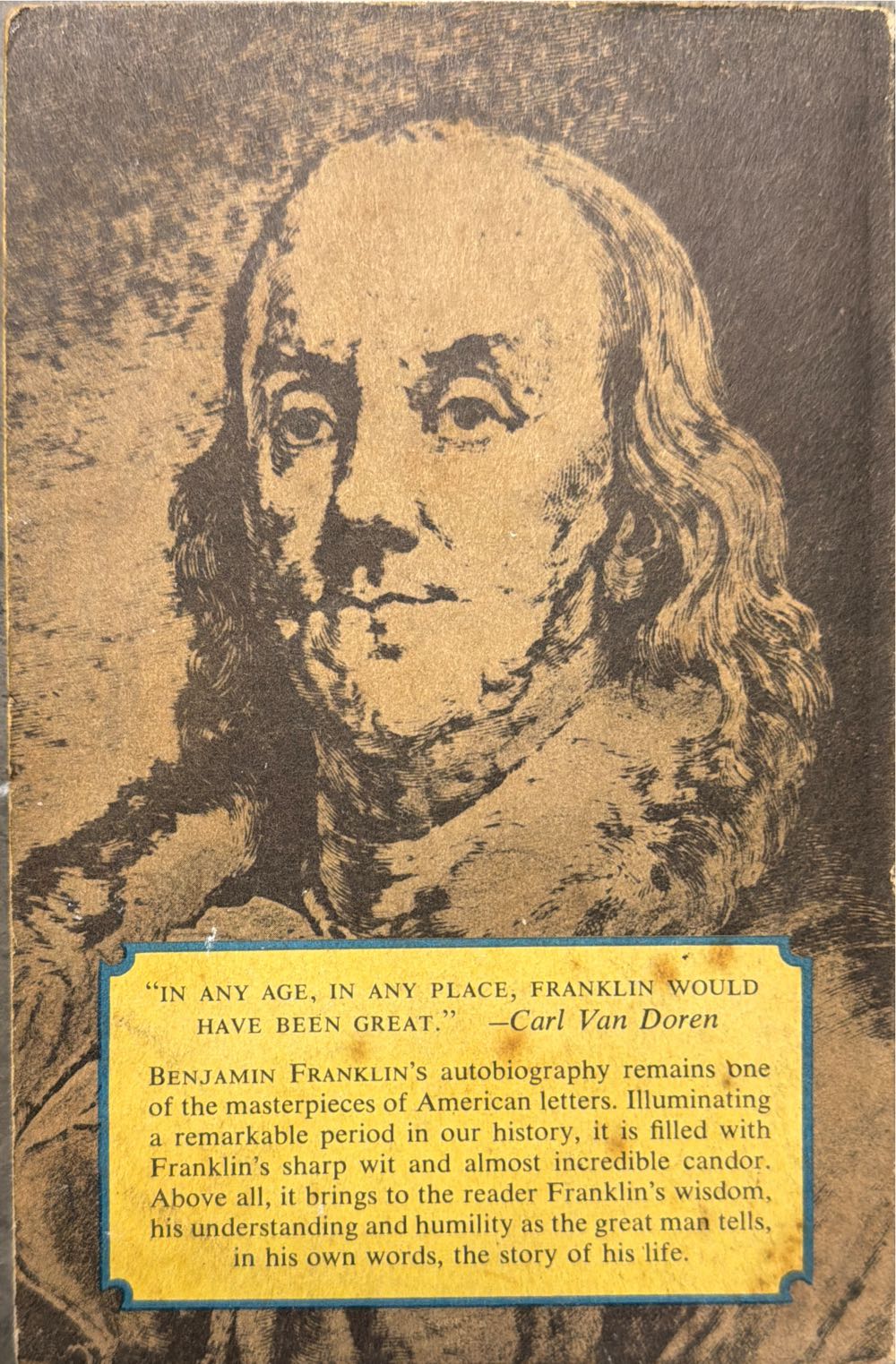 The Autobiography Of Benjamin Franklin - Benjamin Franklin (Paperback) book collectible - Main Image 3