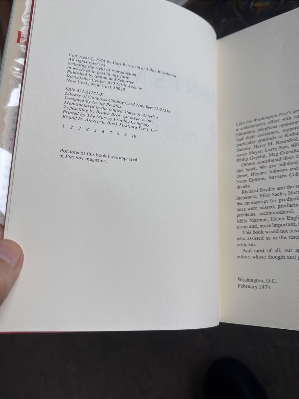 All The Presidents Men - Carl Bernstein (Simon and Schuster - eBook) book collectible [Barcode 718611646448] - Main Image 2