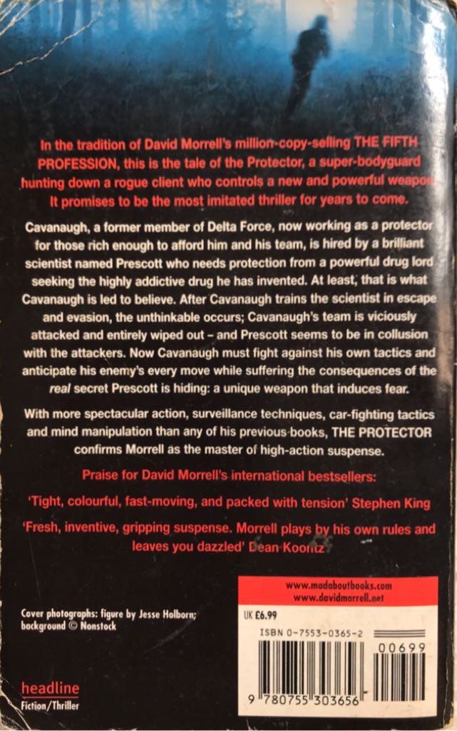 The Protector - David Morrell (Headline - Paperback) book collectible [Barcode 9780755303656] - Main Image 2