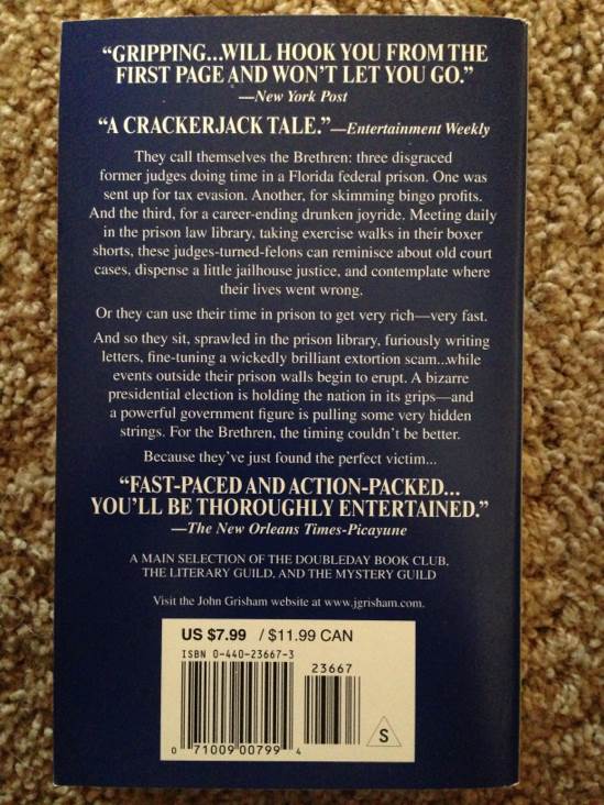 The Brethren - John Grisham (Island Books - Paperback) book collectible [Barcode 9780440236672] - Main Image 2