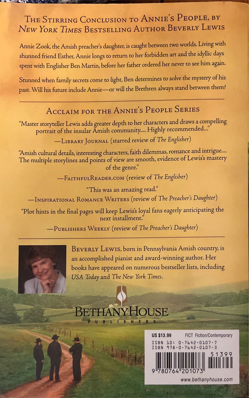 The Brethren - Beverly Lewis (Bethany House - Trade Paperback) book collectible [Barcode 9780764201073] - Main Image 3