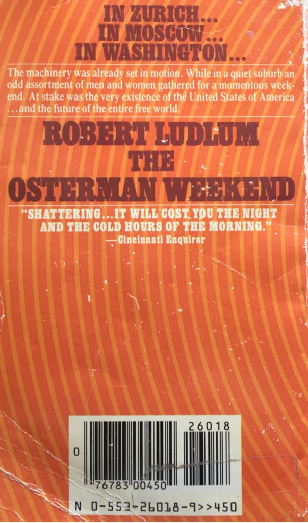 The Osterman Weekend  book collectible - Main Image 2
