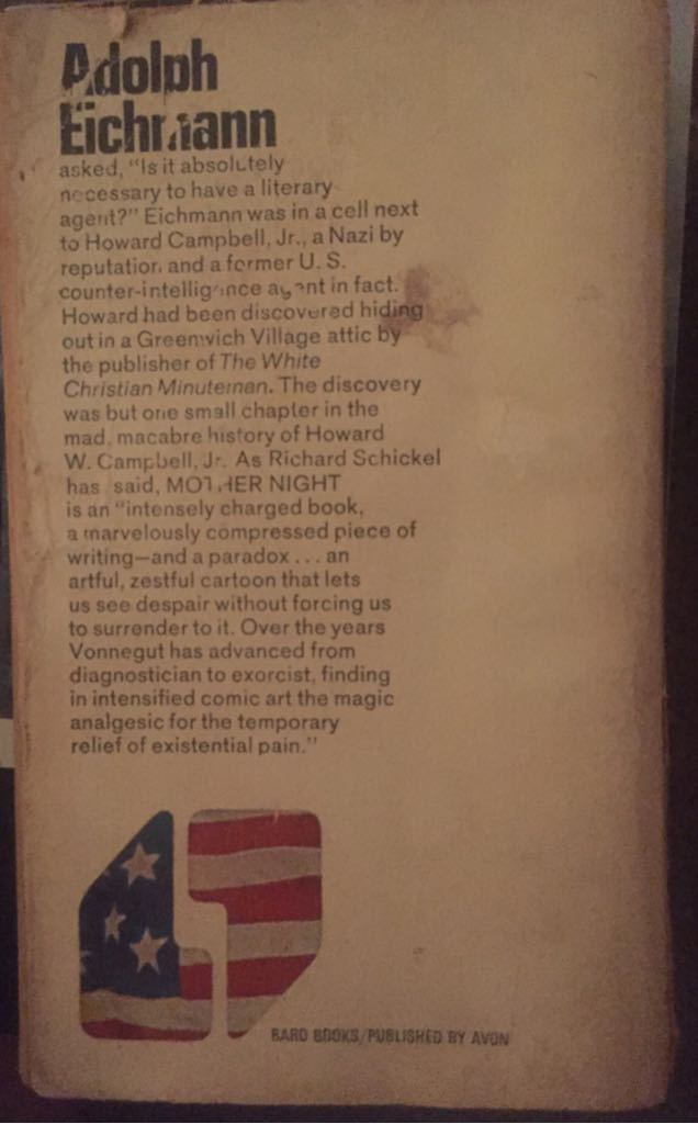 Mother Night  book collectible - Main Image 2