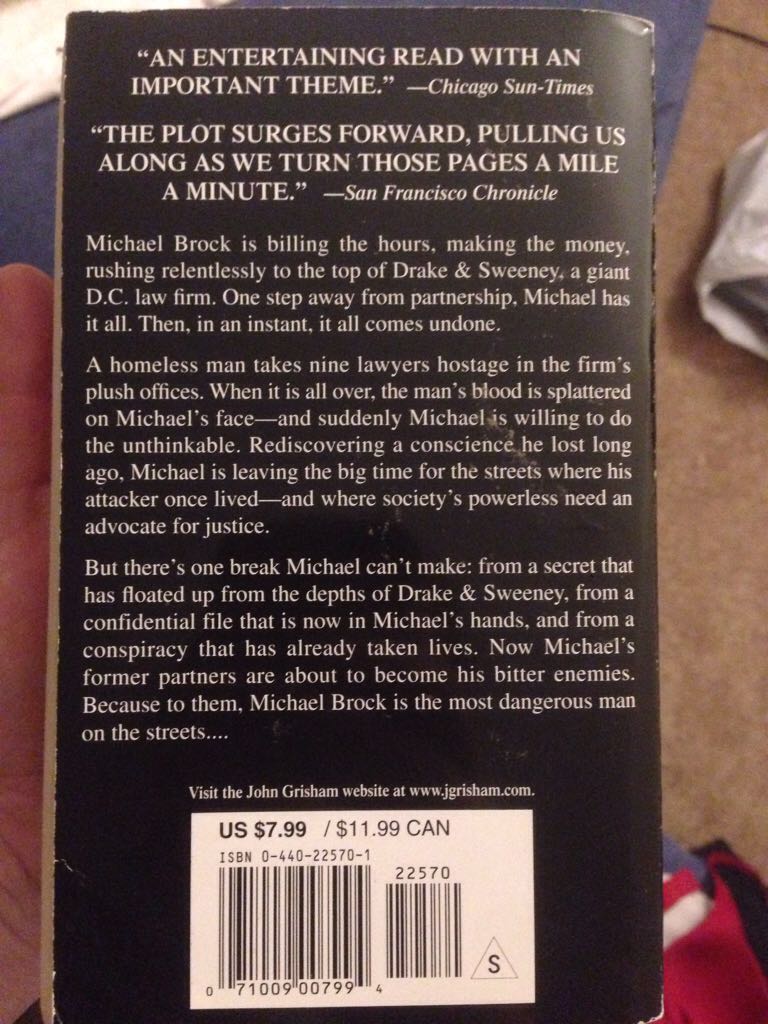 The Street Lawyer - John Grisham book collectible - Main Image 2