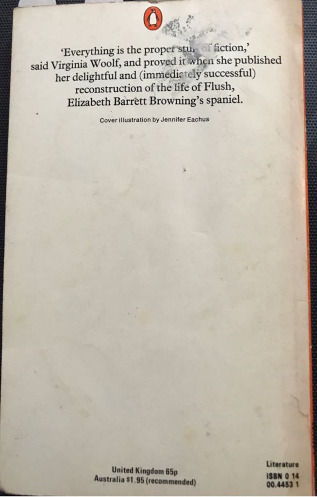 Flush - Virginia Woolf (Viking Press) book collectible [Barcode 9780140044539] - Main Image 2
