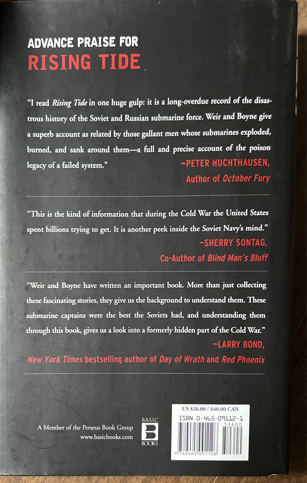 Rising Tide - Walter J. Boyne (Basic Books - Hardcover) book collectible [Barcode 9780465091126] - Main Image 2