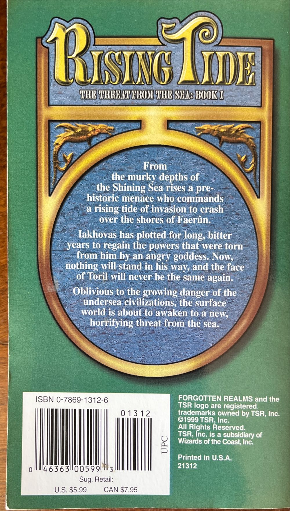 Rising Tide - Jean Thesman (TSR, Inc. - Paperback) book collectible [Barcode 9780786913121] - Main Image 2