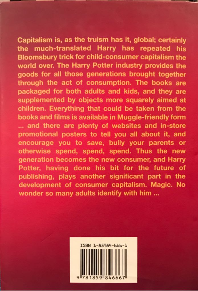 Irresistible Rise of Harry Potter, The - Andrew Blake (Verso - Hardcover) book collectible [Barcode 9781859846667] - Main Image 2