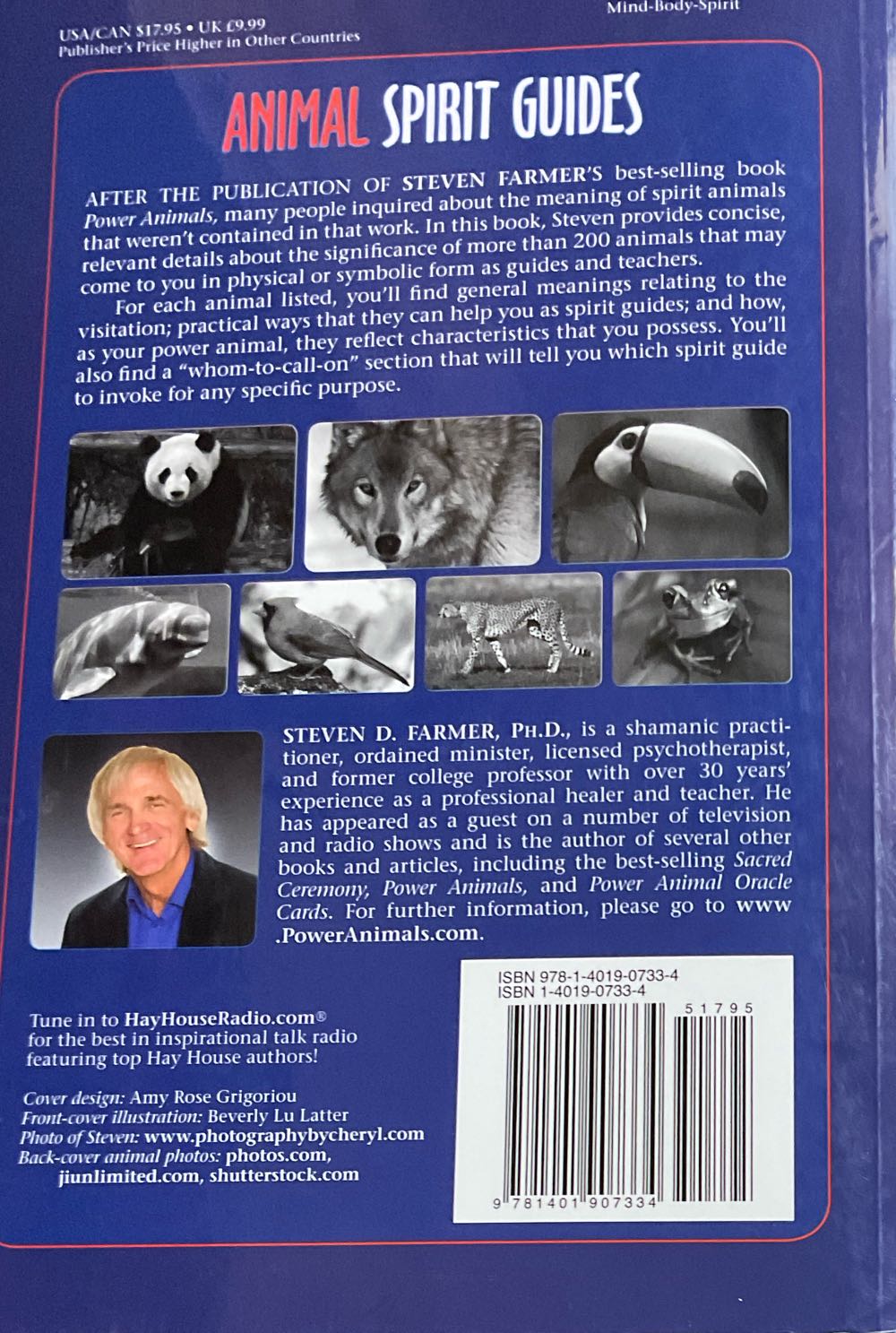 Animal Spirit Guides - Steven D. Farmer (Hay House Incorporated - Trade Paperback) book collectible [Barcode 9781401907334] - Main Image 2