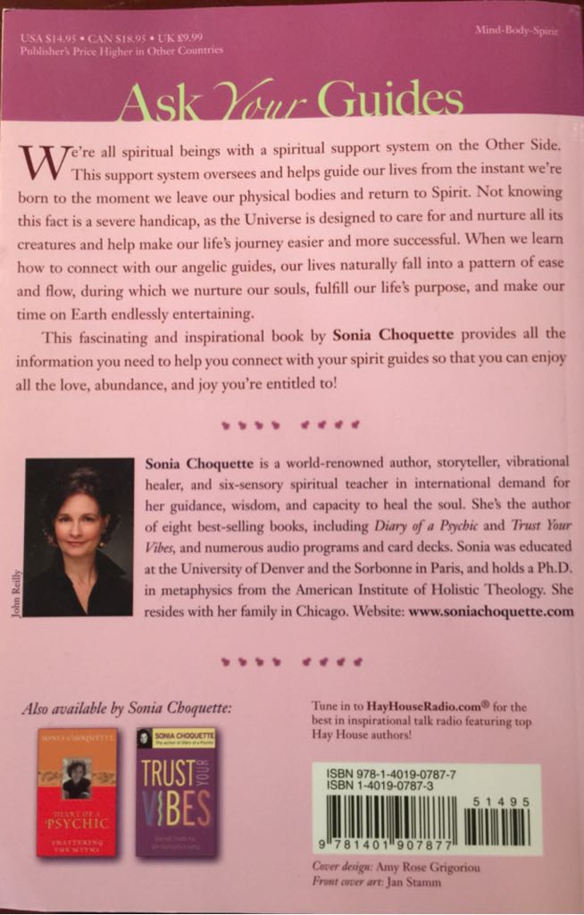 Ask Your Guides - Sonia Choquette (Hay House Inc) book collectible [Barcode 9781401907877] - Main Image 2