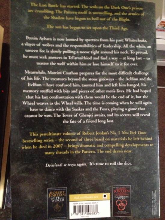 Towers Of Midnight - Robert Jordan (Orbit Books - Trade Paperback) book collectible [Barcode 9781841498683] - Main Image 2